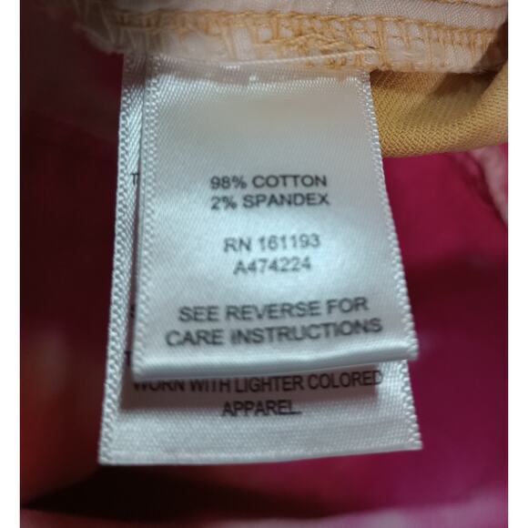 Indigo‎ Threads Shorts Ladies 3xl Pink Tie Dye Denim - Picture 4 of 5